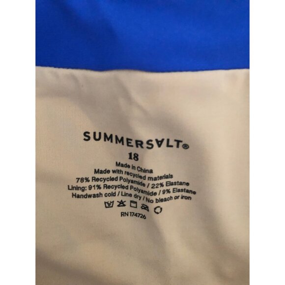 Summersalt Ruched Backflip, one piece swimsuit, size 18 - Picture 4 of 5